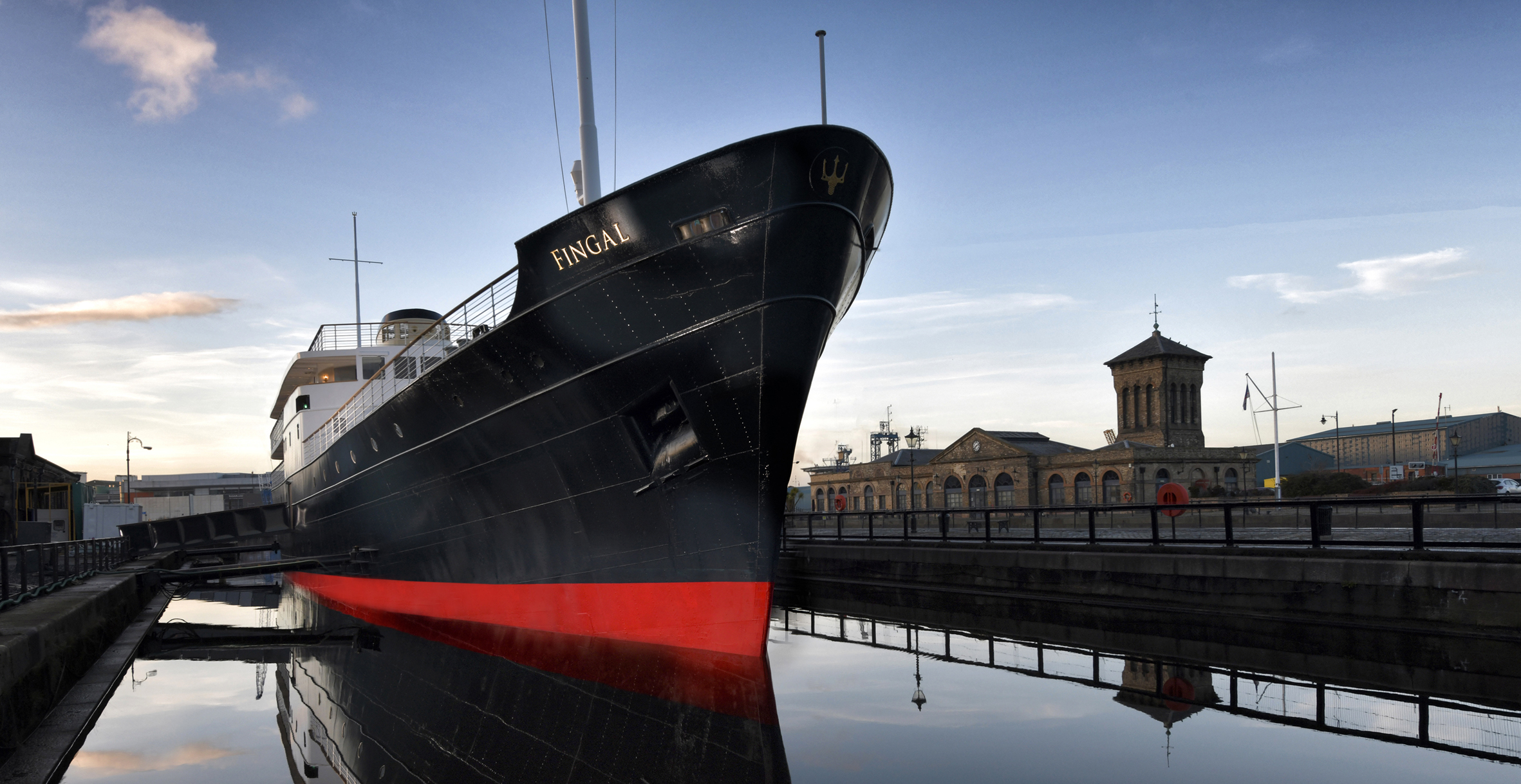 Fingal, the luxury Edinburgh hotel moored in Edinburgh’s historic docks in Leith