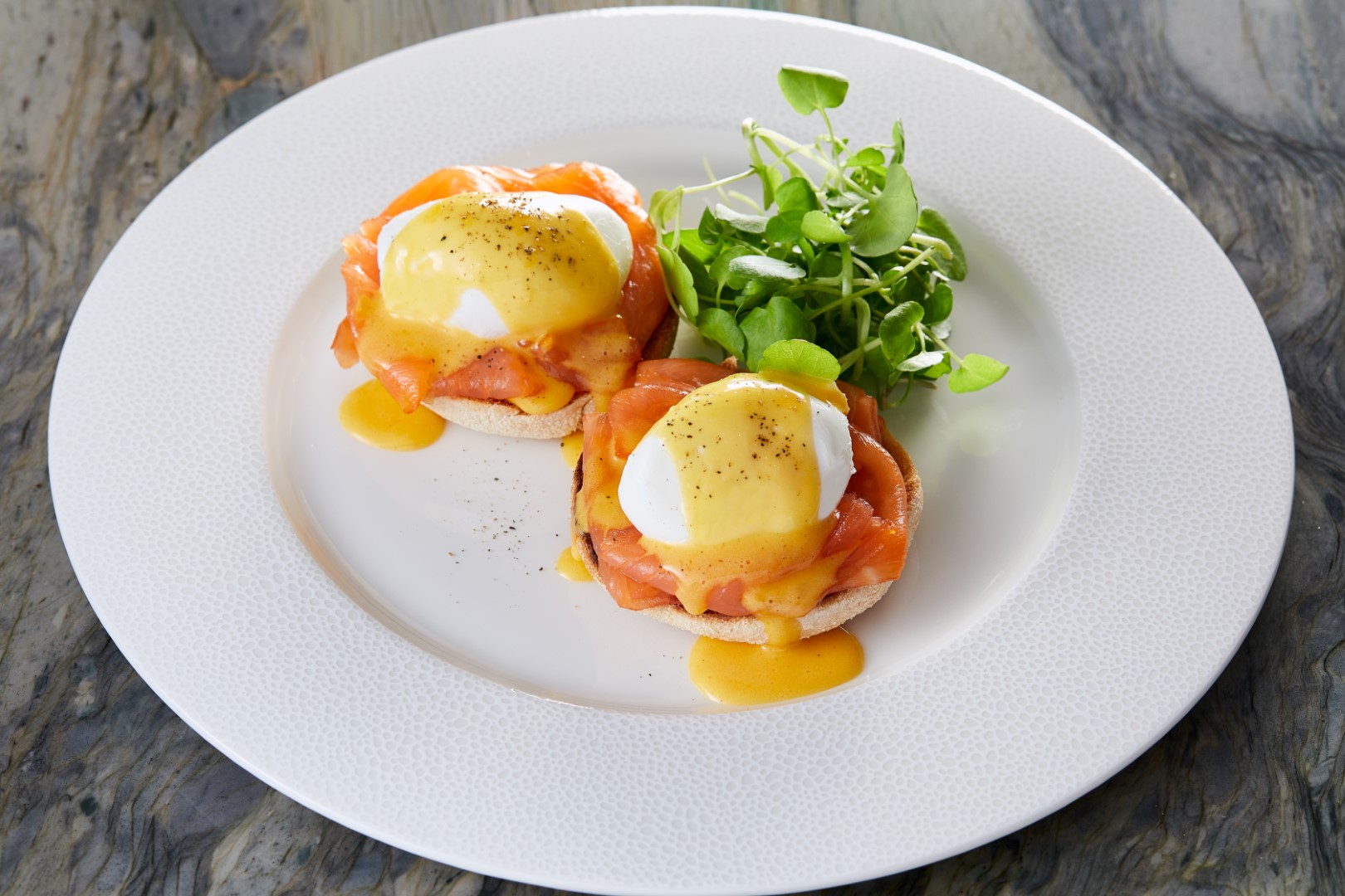 Eggs Royale breakfast