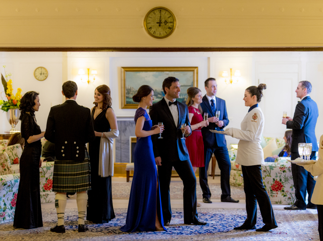 Drinks Reception in Drawing Room
